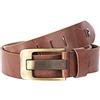 RED BRIDGE Cintura in Vera Pelle da Uomo Accessorio Cinta Elegante Sportiva Vintage
