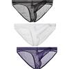 lclvld Slip da Uomo Intimo Trasparente Mesh See Through Slip Intimo Uomo Erotico Sexy Mutande Rigonfiamento Elefante
