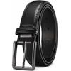 CHAOREN Cintura Uomo Pelle, Cinture da Uomo Nera Marrone 35mm, Perfette per Elegante Business e Jeans Casual