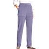 AnnSemo Pantaloni dritti da donna, pantaloni da tuta in tinta unita, pantaloni elasticizzati in corduroy da donna a vita alta, pantaloni a gamba larga da donna, pantaloni comodi e larghi da donna, pantaloni
