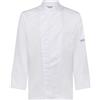 JOBLINE Giacca Cuoco Microclip No Stiro Antimacchia Traspirante in Microfibra Bianca tg. XS - 4XL (XL)