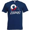 Generico FRECS T-Shirt Mazinga Z Uomo Mazinger Anime Manga Koji Kabuto Anni 80 Maglietta (IT, Testo, S, Regular, Regular, Blue Navy)