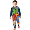 United Labels Marvel The Avengers Tuta per ragazzi - Tuta per bambini Pigiama a maniche lunghe Grigio/Blu, grigio/blu, 122-128