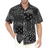 Gavliuu Camicia Hawaiana da Uomo - Camicia Hawaiana da Uomo con Bottoni, Camicie Floreali Stampate Casual a Maniche Corte