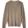 Coveri Maglione Uomo Scollo V Pullover Punta Tinta Unita Elegante Classico 100% Cotone