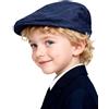 mintgreen Neonato a Spina di Pesce Cappellino da Strillone, Blu Reale, 1-2 Anni