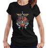 All+Every Bon Jovi Dagger Heart Logo Women's T-Shirt