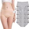 Generic Fluxe - Biancheria intima da donna per incontinenza, lavabile e riutilizzabile, a prova di perdite, mutandine da donna, per perdite di vescica (5 pezzi, grigio, XL)