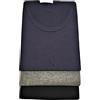 Nottingham Confezione N. 3 Canottiera Vogatore Uomo Spalla Larga Colorate Cotone Cotone Jersey. Disponibile nei Colori Ass.Ti (Blu, Grigio e Nero)