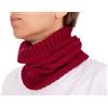 Marenza Scaldacollo Misto Cashmere Uomo Donna Made In Italy Sciarpa Anello Cappellino Cachemire Invernale Unisex Lana Merino Nero Grigio Bianco Beige Scialle Calda Taglia Unica Pashmina Coprispalle (Bordeaux)
