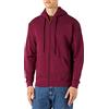 Fruit of the Loom Eversoft - Felpa con Cappuccio in Pile, con Cerniera Intera, Traspirante E Traspirante, Taglie S-4x Camicia Uomo (Pacco da 1)