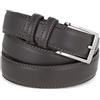 La Bottega del Calzolaio Cintura uomo in pelle testa di moro classica, elegante, artigianale e made in Italy 3,5 cm (105 cm (40/42 EU))