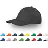 pubblienne 10 Cappellini Personalizzati Logo, Immagine e Testo - Cappello 100% Cotone - Cappello Uomo e Donna Visiera Baseball - Stampa Foto, Gadget Personalizzabili (IT, Testo, Taglia Unica, Nero)