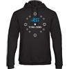 Bughyprint Felpa con Cappuccio Uomo Renato Zero L'ORA Zero Tour Merch 2026, XXL