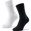 Mat and Vic's Mat & Vic's Calze lavoro uomo - OEKO-TEX 100, 6 paia, bianco-nero, 47-50