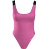 Calvin Klein Costume da Bagno Donna Scoop Back One Piece Scollatura sulla Schiena, Rosa (Bold Pink), S