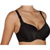 Selene Reggiseno Donna Imbottito con Coppa Morbida e Ferretto Coppa Art. Alicia (3, Nero)