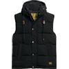 Superdry Gilet con cappuccio Giacca da uomo, nero corvino, XL