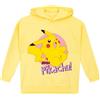 Pokémon Felpa con Cappuccio per Ragazze | Felpa con Cappuccio Pikachu | Felpa Gialla per Ragazze | dai 5 Ai 12 Anni