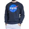 Cuba10 NASA - Felpa in Cotone Felpato Girocollo, Maglioncino Caldo della Tuta Uomo in Cotone, Sportiva, Casa, Palestra, Jogging, Tempo Libero NF02PC (Blu/S)
