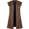 Générique Gilet vichingo medievale da uomo Costume rinascimentale vintage senza maniche cappotto lungo cavaliere gilet pirata lungo vintage abito da cerimonia stregone costume festa di Halloween