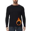 HUGE SPORTS Maglia Termica Uomo Manica Lunga Fodera in Pile Intimo da Sci | Maglia Intima Termica da Sci Caldo Canottiera Maglia Tecnica Base Layer per Sport, Fitness, Calcio, Ciclismo, Jogging