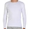 Fragi Maglia Uomo Maniche Lunghe in Puro Cotone, Maglia in Tessuto Elastico Senza Cuciture Seamless, Made in Italy (IT, Testo, XXL, Regular, Regular, Bianco)