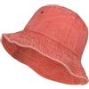 styleBREAKER Cappello da Pescatore Unisex in Stile Vintage Lavato, Bucket Hat, Cappello da Sole in Tessuto Monocolore 04025045, Colore:Terracotta