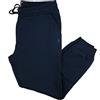 Siry Work Pantaloni Tuta Uomo COVERI Fitness di Cotone Felpato con Polsini alle Caviglie e Coulisse Ideale per la Stagione Invernale Colore Blu - Tg. M