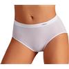 Liabel 5 Slip Vita Alta Donna Microfibra Mutande Seamless Made in Italy Senza Cuciture Elasticizzato Nero Bianco e Nudo (L/XL, Bianco)