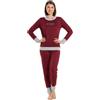 Pyrex Pigiama Donna Invernale in Cotone Caldo Interlock A Maniche Lunghe Pigiama Donna Caldo Cotone S-XL (IT, Testo, XL, Regular, Regular, Modello 6)