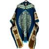 Gamboa Premium Poncho Uomo Alpaca Cappotto Giacca Leggero Poncho Coperta Autunno Inverno Prodotto nell'Ecuador