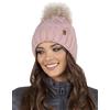 Vivisence Berretto con Pompon Donna Caldo Ideale per Giorni Freddi 7014