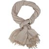 Ella Jonte sciarpa da uomo leggera beige bianco o blu striscia sciarpa marittimo cotone