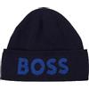 BOSS Elio_Hat Berretto, Dark Blue404, Taglia Unica Uomo