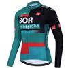 RDCYCLIST Pro Team Uomo Maglia da ciclismo manica lunga in pile termico maglia da ciclismo invernale, maglia ciclismo ad asciugatura rapida strada Scaldabici Abbigliamento