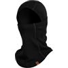 menique Passamontagna da uomo in 100% lana merino, senza cuciture, peso medio, Nero , Taglia unica