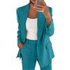 Generico Blazer Donna Elegante Giacca Primaverile Donna Oversize Evento Suits Viola Giacca Ancho Maniche Lunghe Tailleur Primaverile Leggera Blazer Ropa 14#Blu 5XL