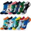 Kevaler 12 Coppie Calzini Donna Calzini Arte da Uomo Calze Fantasia in Cotone Unisex Divertenti Colorato Modello Casual Calze Misurare: 35-42
