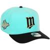 New Era 9Forty MLB Fan cap Baseball in Menta con Visiera Nera Posteriore Regolabile Taglia Unica