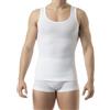 FarmaCell 417 (Bianco, L) Canottiera Contenitiva Uomo, Effetto Pancia Piatta, Intimo Modellante in Cotone, Made in Italy