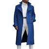 VIVICOLOR Uomo Giacca Bianca 3/4 Lunga Uomo Elegante Cappotto di Lana Cappotto Invernale Trench Taglia S M L XL 2XL 3XL