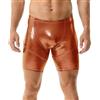 YUFEIDA Boxer da Uomo Effetto Bagnato Pantaloncini in Finta Pelle Mezze Collant Leggings Costumi da Bagno Trunks Pantaloni