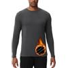 HUGE SPORTS Maglie Termiche da Uomo 2025 Invernale Biancheria Intima a Maniche Lunghe ad Asciugatura Rapida per Corsa Ciclismo Sci