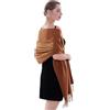 SWAT PANY Sciarpa Marrone Donna Invernale Pashmina Foulard Scialle Sciarpe Invernali Stola Elegant Cerimonia