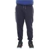 MAXFORT Pantalone Felpato Sportivo da Tuta Uomo Taglie Forti (Nero, 3XL)
