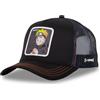 Capslab Naruto Shippuden Ripstop Nero Berretto da Camionista Regolabile