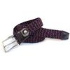 NORTH POLE cintura intrecciata NP2050 da uomo, in elastico mix colori e pelle (vari colori) in confezione regalo (waist size 105, MARRONE/BORDEAUX/NERO/BLU)