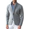 Generic Blazer da uomo in lana casual - Cappotto leggero slim fit monopetto - Elegante giacca stile cardigan grigia - Morbido e comodo blazer da ufficio da uomo - Giacca da moda classica per tutti i giorni