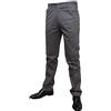 shop casillo Pantalone Uomo Cotone Classico Tasca America Regular Fit (Grigio, 54)